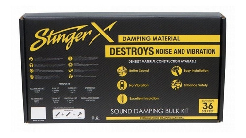 Aislante Acustico Sonico Stinger Road Kill 41cm X 92cm