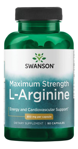 Swanson Amino Acid Super-strength L-arginine 850 Miligramos