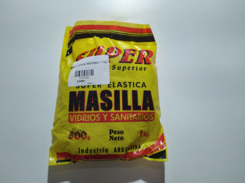 Masilla Especial Para Vidrio X 1 Kg