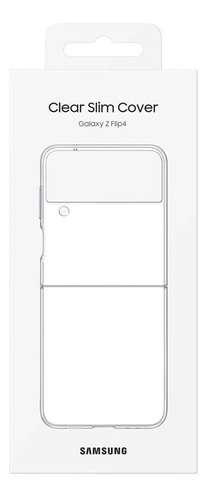 Case Samsung Clear Cover Galaxy Z Flip 4 Flip4 Original