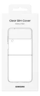 Case Samsung Clear Cover Galaxy Z Flip 4 Flip4 Original