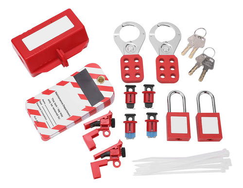 Kit De Etiquetado De Disyuntores Eléctricos Loto Lockout Saf