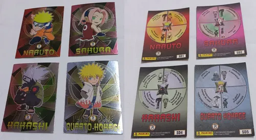 ユーナン　NARUTO グリコ　カード19枚セット Venda Individual Naruto Card Especial Cromados Holográficos