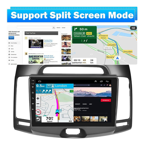 // 2007-10 Hyundai Elantra Radio Android 2+32g+carplay+ahd