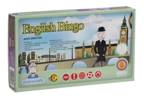 Juego De Bingo En Ingles Familiar Habano English Bingo