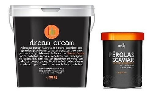 Imagem 1 de 4 de Dream Cream 3kg + Máscara Pérolas De Caviar 1kg
