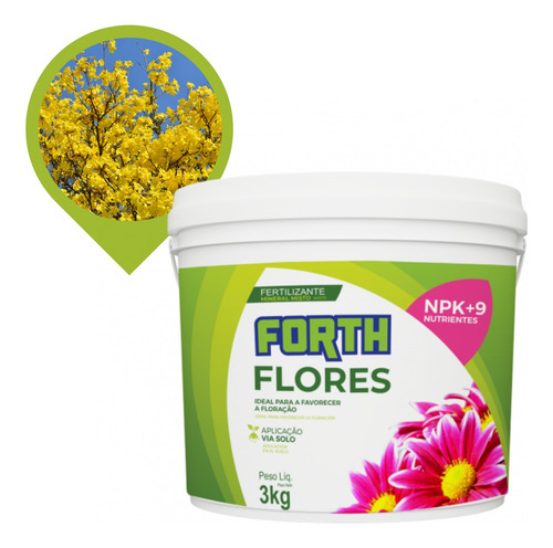 Adubo Fertilizante Ipê Amarelo Rosa Roxo Cerrado Pau D'arco