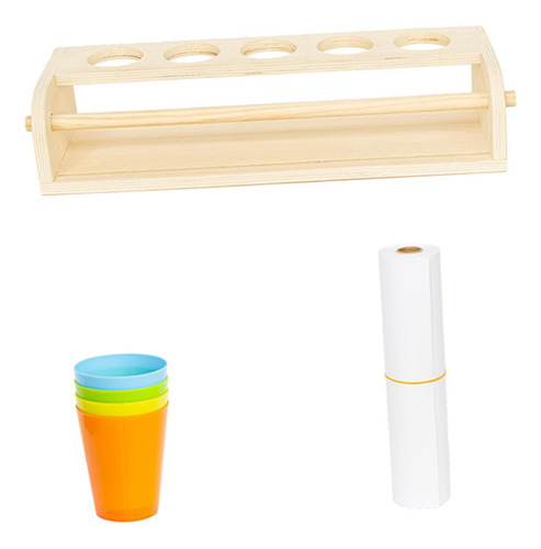 Pintura Para Niños Roll Rollos De Papel Cañas
