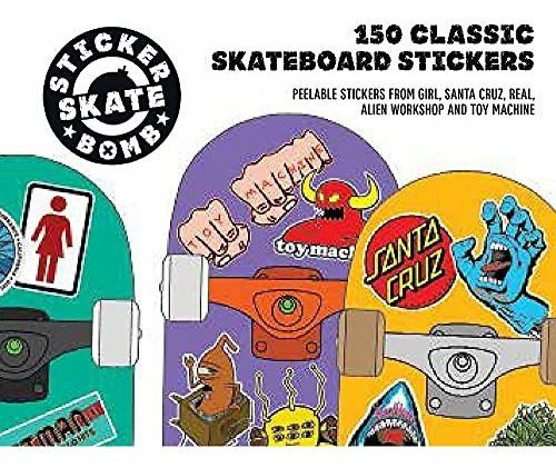 Book : Stickerbomb Skateboard 150 Classic Skateboard...