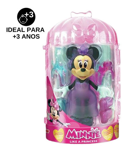 Minnie Fashion Doll Princess Infantil Multiklids - Br1123