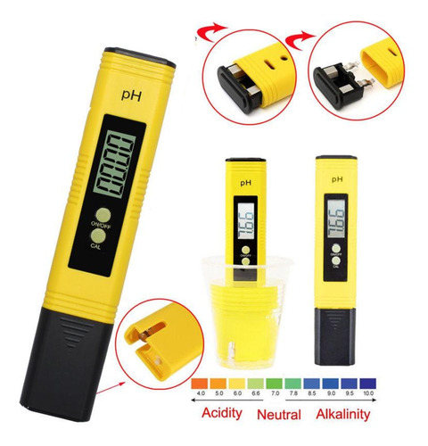 Medidor De Ph Digital Com Display Lcd Para Piscinas,