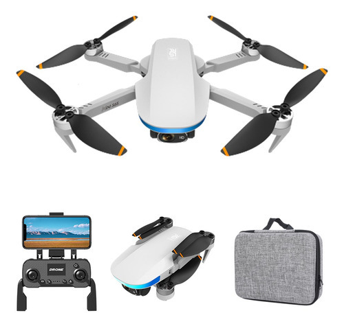 Drone Lsrc S6s Mini Com 2 Bat 2 Câmeras Gps 5g (brushless) Cor Laranja
