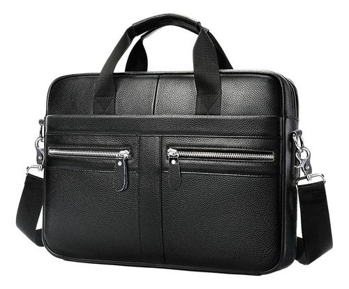Maletín De Cuero Para Hombres Bolso Para Computadora