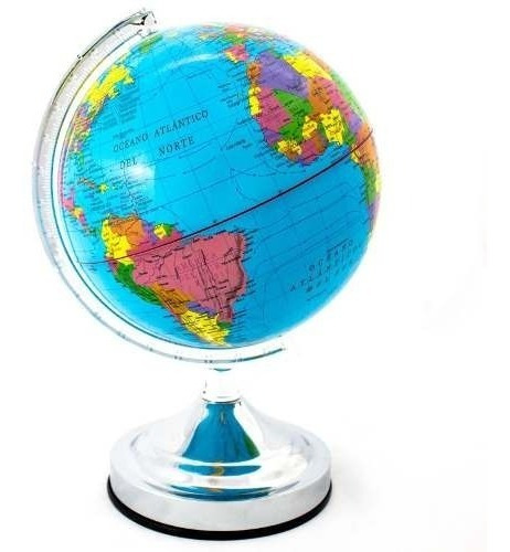 Globo Terráqueo 20cm Diámetro Político Mundo Mapas Mapamundi