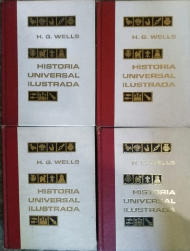 Historia Universal Ilustrada, H.g. Wells (4 Tomos)