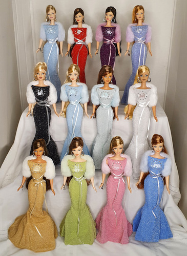Barbie Collector Muñecas Del Zodiaco Coleccion Completa (Usado)