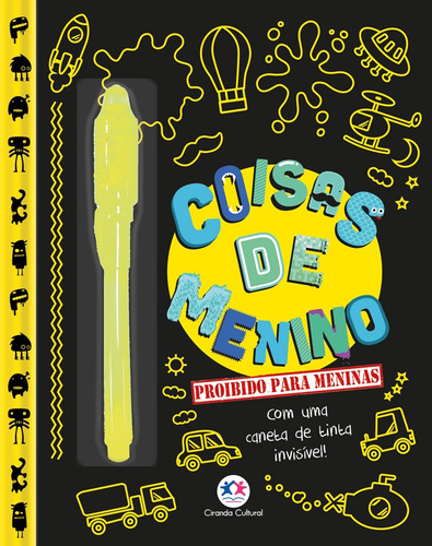 Imagem 1 de 1 de Coisas de menino - Proibido para meninas: Com uma caneta de tinta invisível, de Ford, Emily. Série Diário mágico Ciranda Cultural Editora E Distribuidora Ltda., capa mole em português, 2017