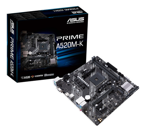 Motherboard Asus Prime A520m-k Am4 Amd Ryzen Micro Atx Nuevo
