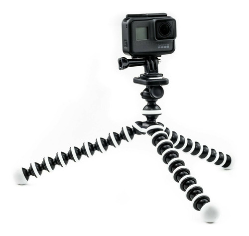 Imagen 4 de 8 de Trípode Gorillapod 25cm Cámara Celular Y Gopro + Adaptador
