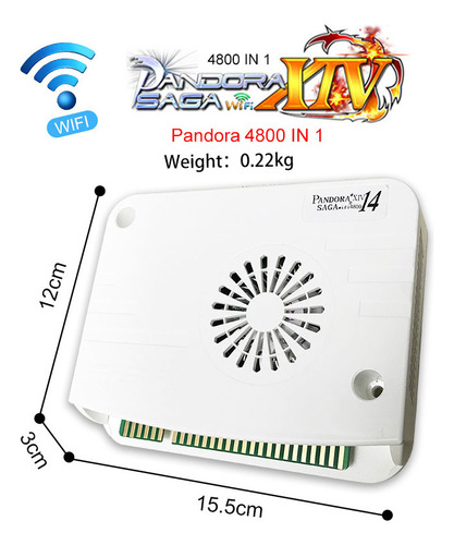 De 3d Wifi Arcade Pandora Saga 14, Versión Jamma 4800 En 1