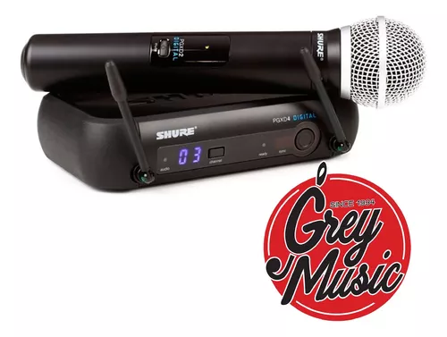  Shure PGXD24/SM58-X8, micrófonos inalámbricos : Instrumentos  Musicales