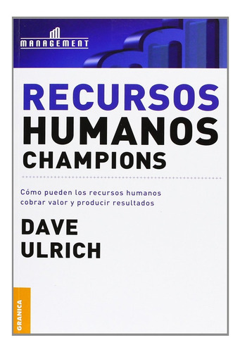 Recursos Humanos - Champions - Dave Ultich