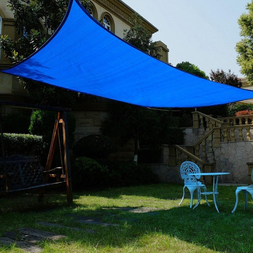 Tela Sombrite Azul 80% - 15m X 15m Com Bainha E Ilhós