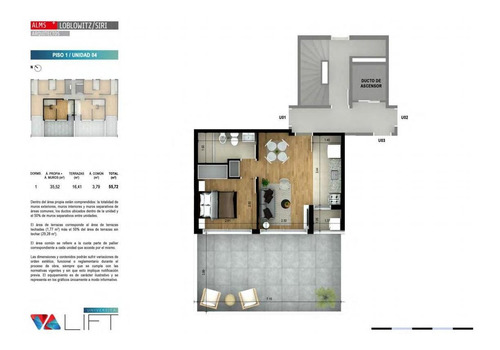 Imagen 13 de 21 de Apartamento En Venta De 2 Dormitorios A Estrenar En Cordón Con Cochera | Piso 6 Al Frente | Con Renta