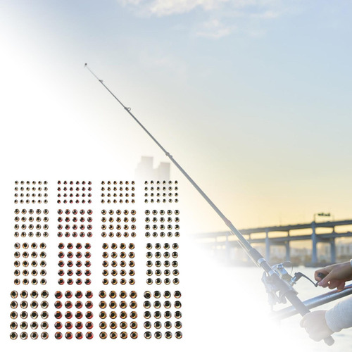 Navidad Señuelos De Pesca Ojos Artificial Multicolor Atar