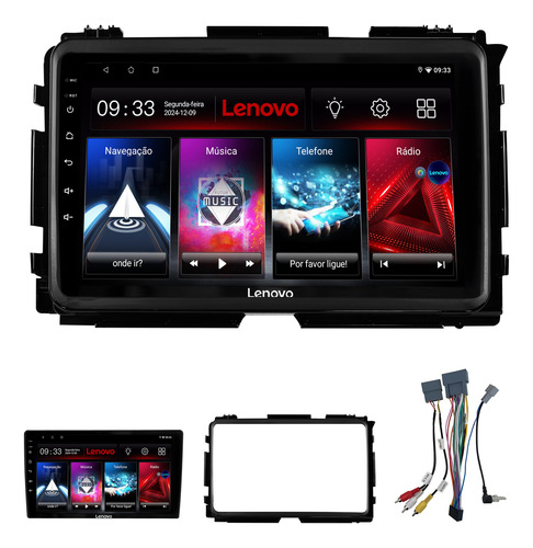 Multimídia Lenovo Hrv 2015 A 2021 Quadcore 2+64gb Qled 9p