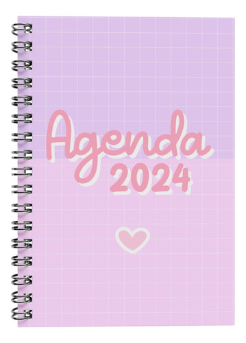 Agenda 2024 Con Tapa Personalizada Diaria