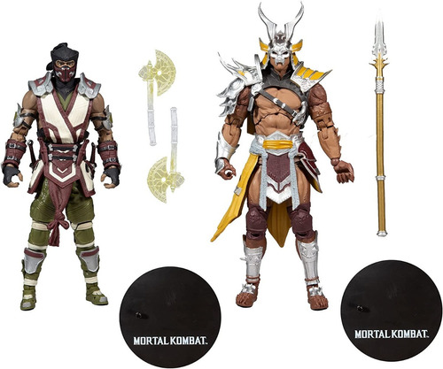 Shao Kahn Sub Zero Figura Pack Mortal Kombat Mcfarlane Toys 