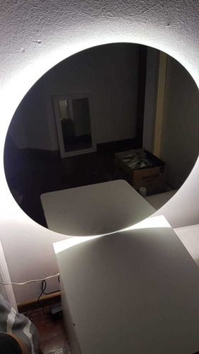 Espejo Redondo Con Luz Led De 60cm Para Baño