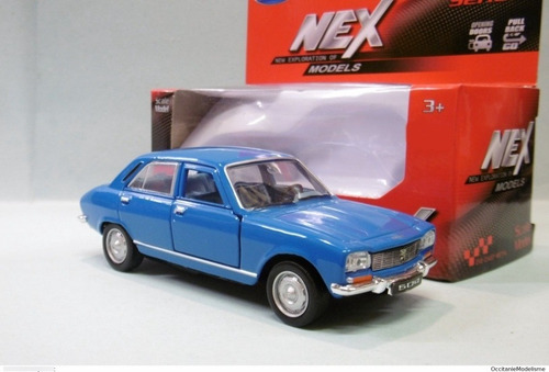 Imagen 2 de 7 de Peugeot 504 Welly 1975 Auto 1/34 Colección Metal La Plata
