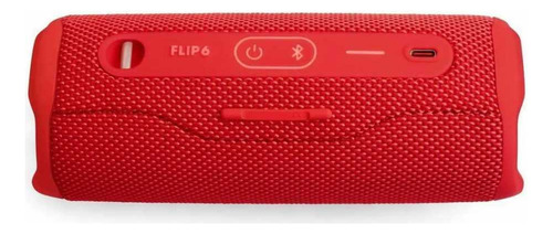 Parlante Flip 6 Portátil Con Bluetooth Waterproof Vip Rojo