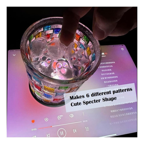 Bandeja De Cubos De Hielo De Silicona De Forma Fantasma Para