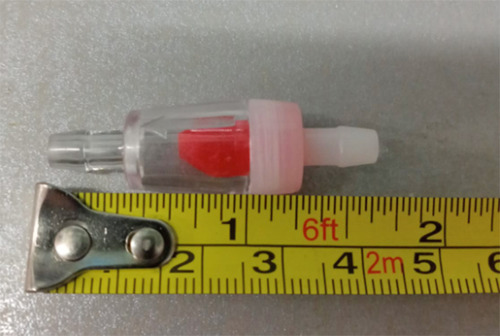Valvula Check Antiretorno X5 Pa Manguera 4mm Para Co2 Aire