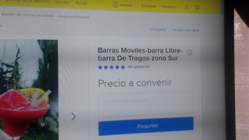 Imagen 7 de 10 de Barra Movil Barra Libre Tragos Eventos Zona Sur Quilmes