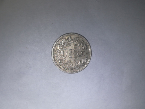 Una Moneda De 5 Centavos De 1928 Chilena
