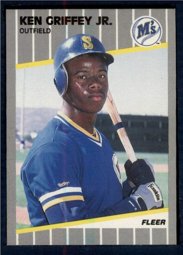 Ken Griffey Jr. 1989 Tarjeta De Novato De Béisbol Fleer 548