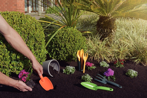 Imagen 5 de 8 de Palita Plastica De Jardin Ancha Tramontina