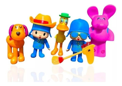 Pocoyo Y Sus Amigos X6 Muñecos Set