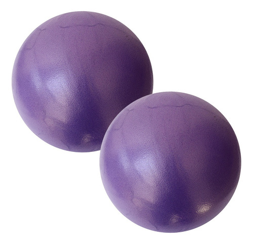 2 Pack Pelota Plastico Pvc 25 Cm Pilates Barre Yoga Terapia