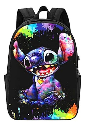 Mochila De Anime De 17 Pulgadas, Bolsa De Viaje Multifunció