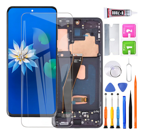 Pantalla Para Samsung S20 4G G980F G980F/DS Incell Con Marco