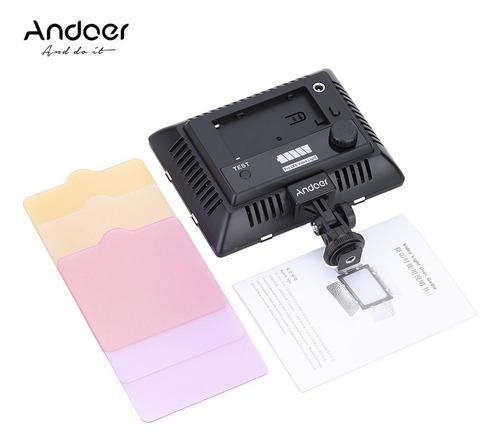 Panel De Luz Led Andoer W160 Color Blanco Frío