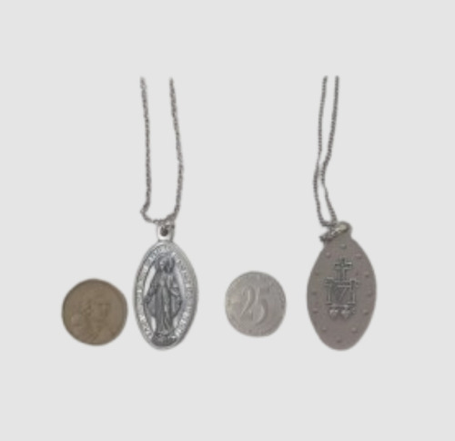 Medalla Milagrosa Virgen Inmaculada Con Cadena $ 15