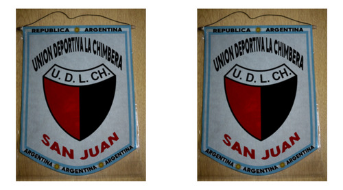 Banderin Grande 40cm Union La Chimbera San Juan