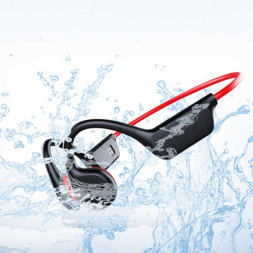 Auriculares Conducción Osea Todos Los Deportes 32gb Rojo