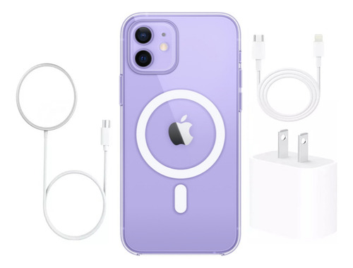Kit Cargador Inalámbrico Magsafe 20w Para iPhone+funda+cable